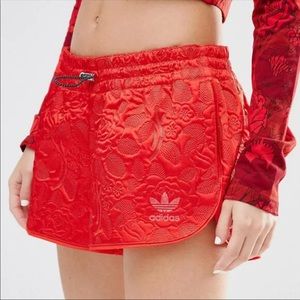 NWOT Adidas Embossed Floral Shorts
